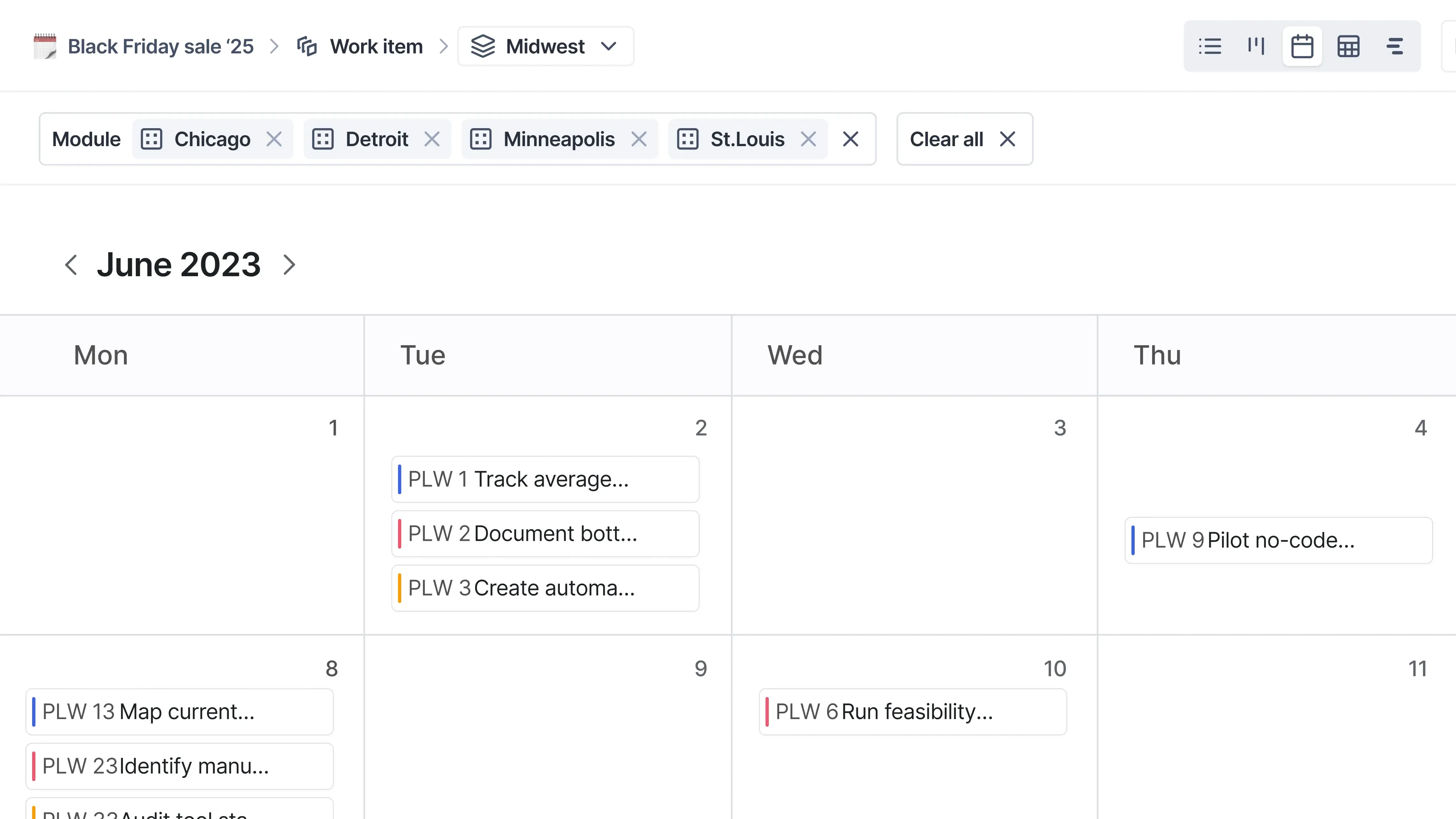 Process improvement workflow in WhiteLabel