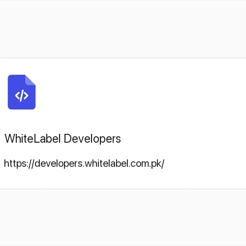 Web application delivery workflow in WhiteLabel